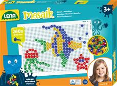Lena Mosaik Perlesæt transparent 260 stk. 10mm