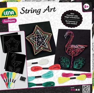 Lena String Art Flamingo og Star