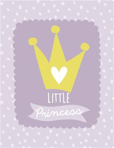 Lille Prinsesse De Luxe gulvtæppe til børn 95x125-4