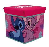 Lilo og Stitch Skammel med opbevaring (Sammenklappelig )