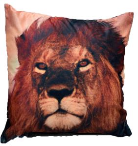 Løve pudebetræk 43 x 43 cm