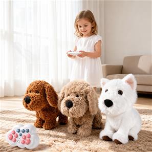 Lovely Pets Interaktiv Fjernstyret Hund West Highland Terrier 2.4G-6
