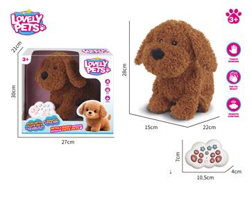 Lovely Pets Interaktiv RC Hund Teddy 2.4G – Brun-2