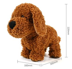 Lovely Pets Interaktiv RC Hund Teddy 2.4G – Brun-3