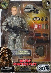 Luftbårne Infanterist Action Figur 30,5cm med tilbehør-2