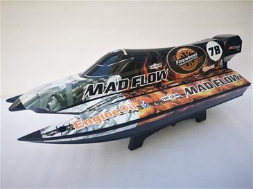 Mad Flow V3 Brushless Fjernstyret speedbåd (inkl. batteri+oplader)-2
