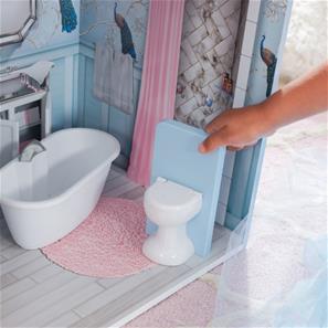 Magisk Drømme-Slot Dukkehus m/møbler-13