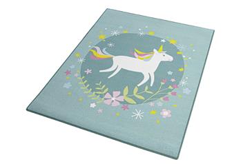 Magisk Enhjørning / Magical Unicorn De Luxe gulvtæppe til børn 95x125-3