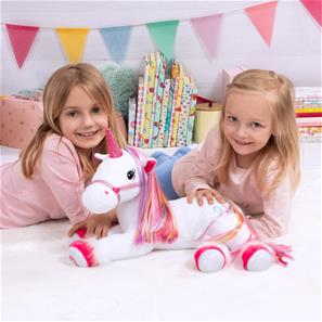 Magisk Unicorn / Enhjørning Bamse med lyd og lys-7