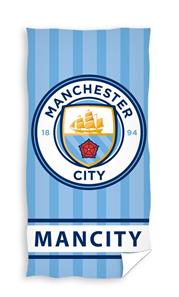 Manchester City F.C. Badehåndklæde - 100 procent bomuld