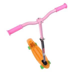  Maronad Retro Minicruiser Transparent Skateboard +MaronadStick Orange/Pink
