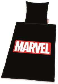 Marvel Sengetøj, sort - 100 procent bomuld