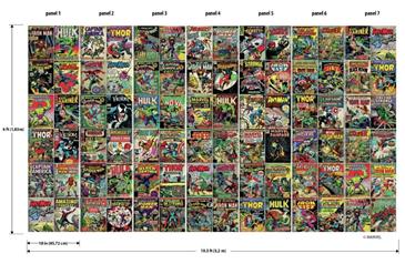 Marvel Tegneserier Tapet 320 x 183 cm-2