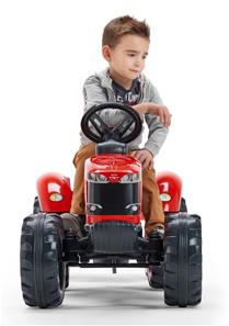 Massey Ferguson S8740  Pedal traktor til børn m/Trailer-5