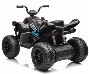 McLaren Racing MCL 35 EL ATV 12V (4xMotor, Lædersæde, Gummihj.)-3