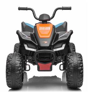 McLaren Racing MCL 35 EL ATV 12V (4xMotor, Lædersæde, Gummihj.)-4