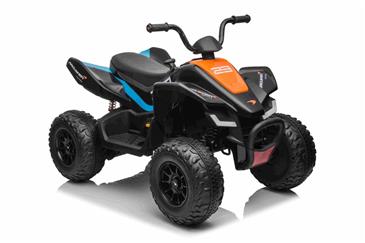 McLaren Racing MCL 35 EL ATV 12V (4xMotor, Lædersæde, Gummihj.)-7