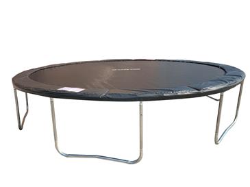 MCU-Sport Classic Plus V2  2,44M Trampolin + Sikkerhedsnet + Stige Sort-4
