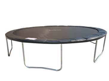 MCU-Sport Classic Plus V2  4.3M Trampolin, sort + Sikkerhedsnet + Stige-6