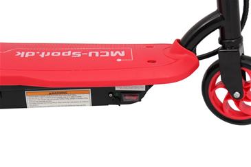  MCU-Sport EL-Løbehjul med sæde - Rød 120W 24V-7