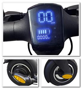 MCU-Sport HPI46 EL Løbehjul Pro 20 km/t 250W 36V Black-10