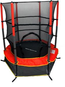  MCU-Sport Junior - Min Første Trampolin 1,4M Rød/Gul Limited Edition