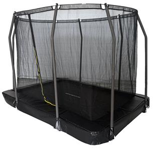 MCU-Sport NedGravet / Inground Trampolin 213 x 153 cm  + Sikkerhedsnet -2