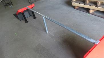 MCU-Sport Skate Rampe + Grind Rail sæt 425 x 48 x 41,6 cm-9