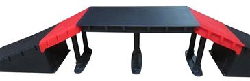 MCU-Sport Skate Rampe sæt 172,5 x 25 x 25,5 cm-4