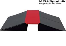 MCU-Sport Skate Rampe sæt 212,7 x 94 x 26 cm