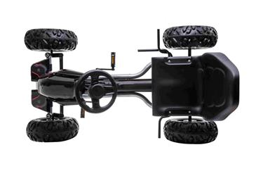 MegaLeg Power-XL Pedal Gokart til børn, sort-9
