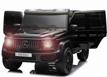 Mercedes-Benz AMG G63 XXL elbil til 2 Børn 21,6V m/Gummihjul + 4x200W Motor