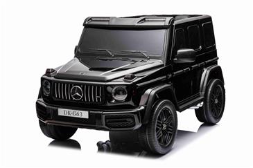 Mercedes-Benz AMG G63 XXL elbil til 2 Børn 21,6V m/Gummihjul + 4x200W Motor-10