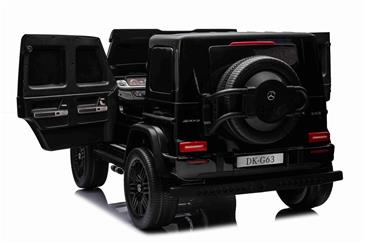 Mercedes-Benz AMG G63 XXL elbil til 2 Børn 21,6V m/Gummihjul + 4x200W Motor-8