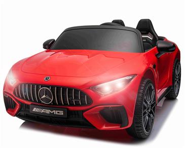 Mercedes-Benz AMG SL63 Elbil til Børn m/4xmotor, 2.4G Remote, Gummihjul Rød
