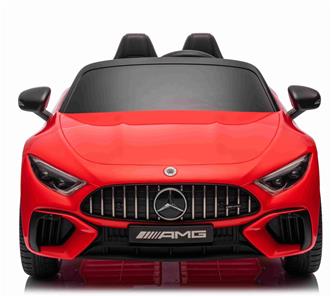 Mercedes-Benz AMG SL63 Elbil til Børn m/4xmotor, 2.4G Remote, Gummihjul Rød-4