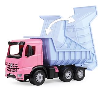 Mercedes-Benz Arocs Dumper – rosa/blå – 67 cm-3