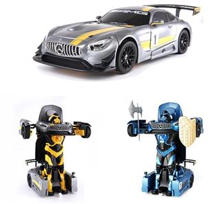 Mercedes-Benz AMG GT-3 Transform Robot Bil 2.4G 1:14-2