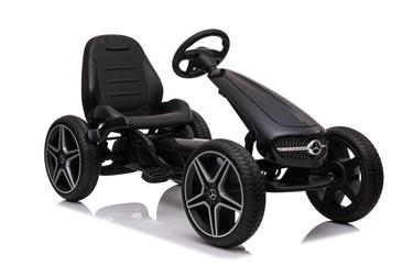 Mercedes-Benz Pedal GoKart til børn, Sort-7