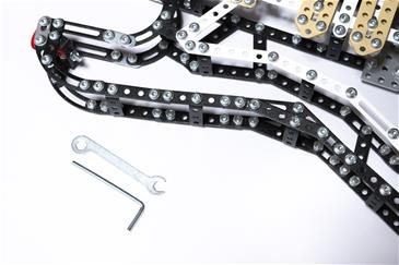 Metalcraft DIY 3D Guitar Sort Metal Byggesæt-5