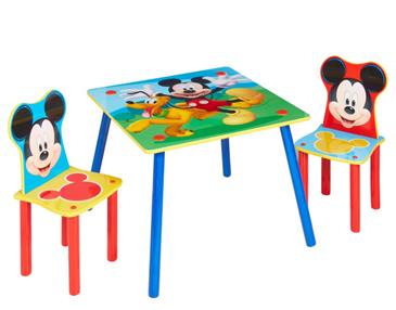 Mickey Mouse bord med stole