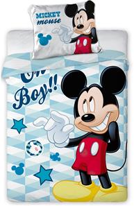 Mickey Mouse Junior Sengetøj 100x135 cm - 100 procent bomuld