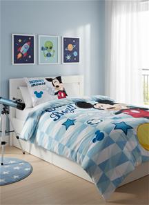 Mickey Mouse Junior Sengetøj 100x135 cm - 100 procent bomuld-3