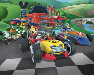 Mickey Mouse Roadster Racer  tapet 243 x 305 cm-2
