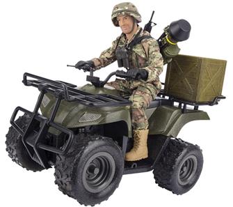 Militær ATV 1:6 med Action Figur 30,5cm (Model 2024)