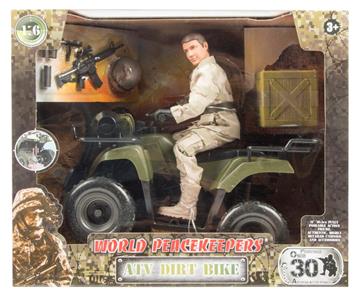 Militær ATV 1:6 med Action Figur 30,5cm (Model B)-2