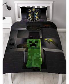 Minecraft Creeper 2i1 Sengetøj