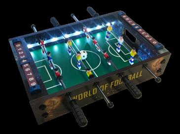    Mini Bordfodbold med LED Lys-2