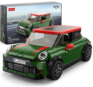 MINI John Cooper Works Byggeklodser sæt Bil 1:24 (Fra 6 år) Grøn