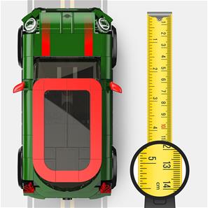 MINI John Cooper Works Byggeklodser sæt Bil 1:24 (Fra 6 år) Grøn-6